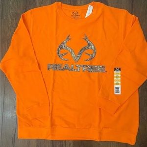 Realtree Fishing Hunting Pullover  Crew Neck Sweater Mens Size 2XL NWT